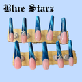 Blue Starz Nail Set